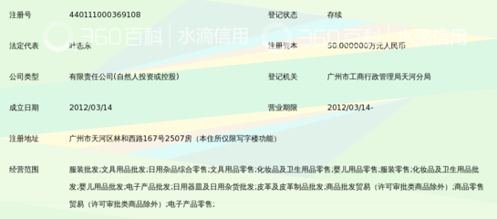 广州亲润日用品